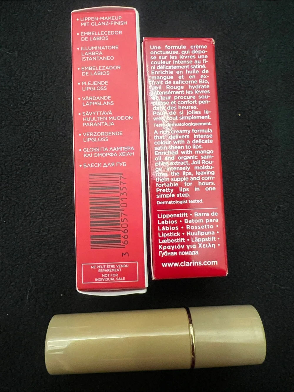 Clarins Lip Perfector & Joli Rouge Lipstick,Elizabeth Aden Lipstick & refillable
